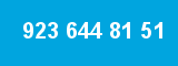 923 644 81 51 923 644 81 51